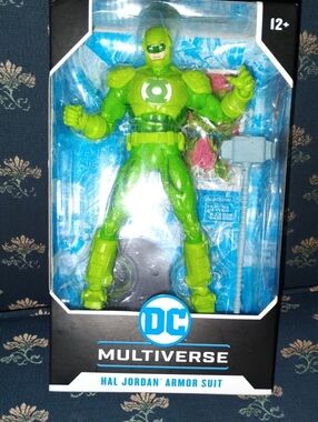 DC Multiverse Hal Jordan Neon Green Armor Action Figure